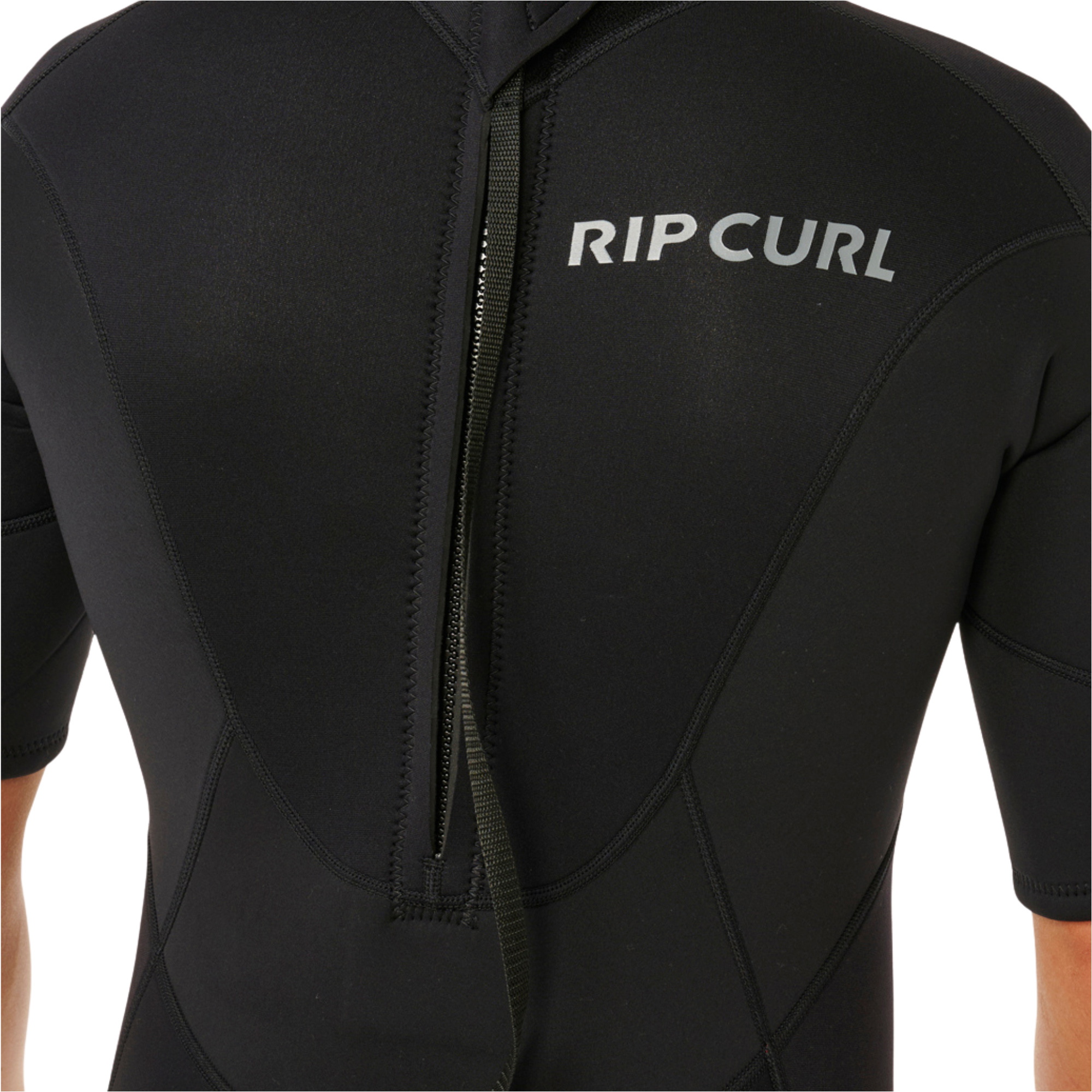 2026 Rip Curl Mens Trad 2mm Back Zip Shorty 12AMSP - Black